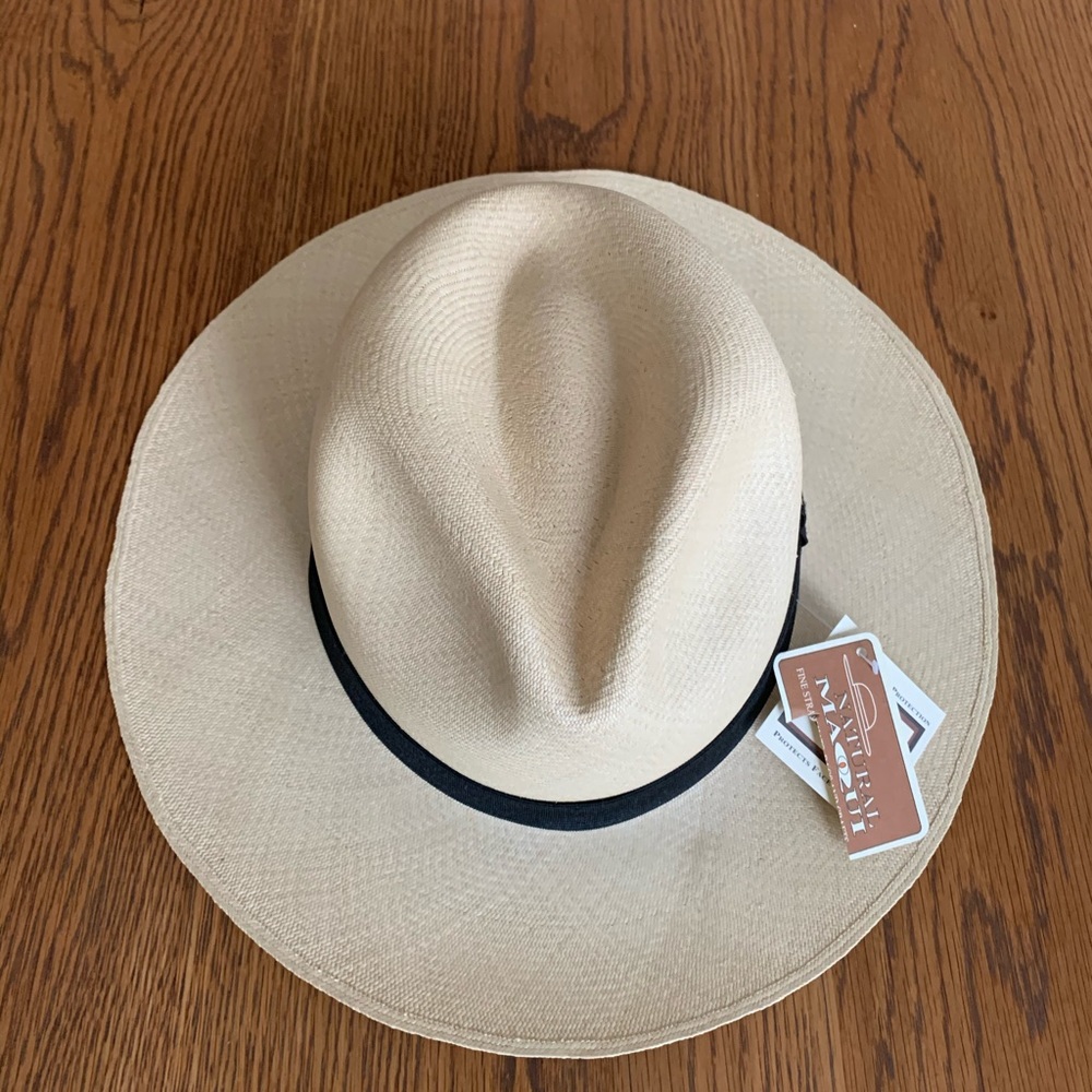 Hand Woven Panama Straw Hat from Ecuador